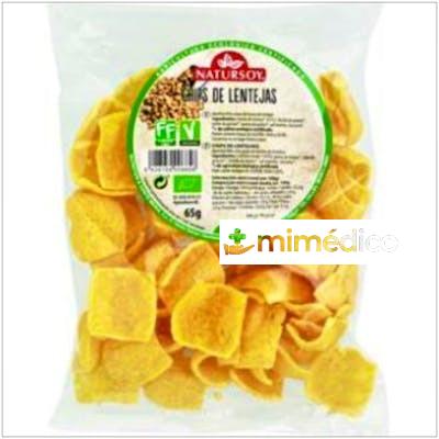 CHIPS DE LENTEJAS 65GR. BIO NATURSOY