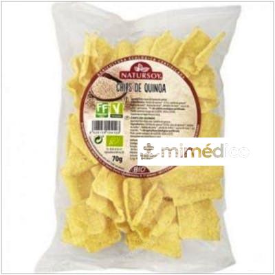CHIPS DE QUINOA 70GR. BIO NATURSOY