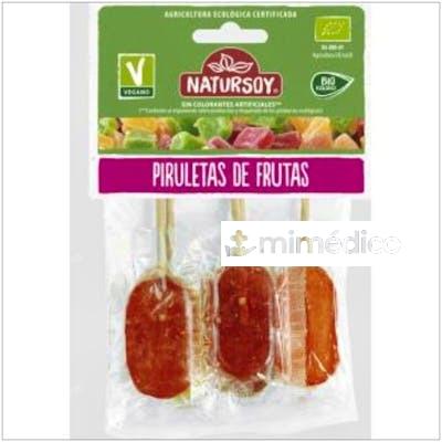 PIRULETAS 5 SABORES 62GR. NATURSOY