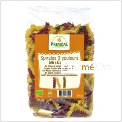 ESPIRALES TRICOLOR DE TRIGO QUINOA 500GR. BIO PRIMEAL