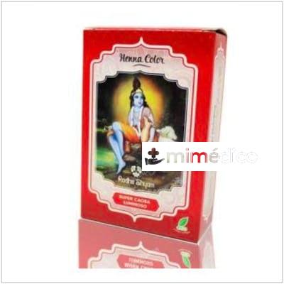 HENNA POLVO SUPER CAOBA LUMINOSO 100GR. RADHE SHYAM