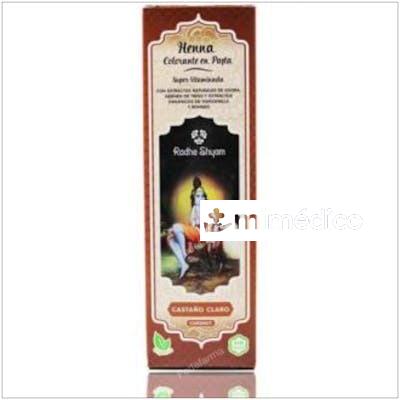 HENNA PASTA CASTANO CLARO 200GR. RADHE SHYAM