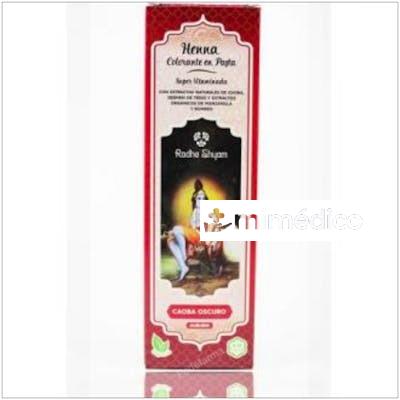 HENNA PASTA CAOBA OSCURO 200GR. RADHE SHYAM