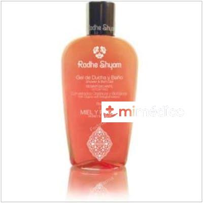 GEL DE BAÑO MIEL Y ROSAS DESINTOXICANTE  250ML. RADHE SHYAM