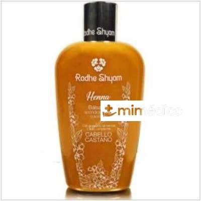 BALSAMO ACONDICIONADOR HENNA COLOR CASTANO 250ML. RADHE SHYAM