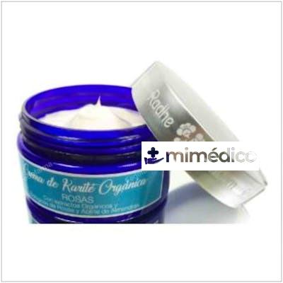CREMA MANTECA KARITE ORGANICA ROSAS 100GR. RADHE SHYAM