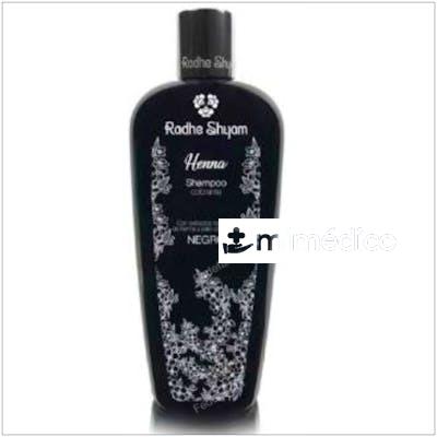 CHAMPU HENNA COLOR NEGRO 400ML. RADHE SHYAM