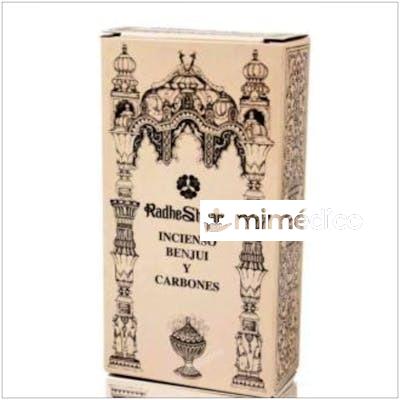 INCIENSO BENJUI Y CARBONES 100GR. RADHE SHYAM