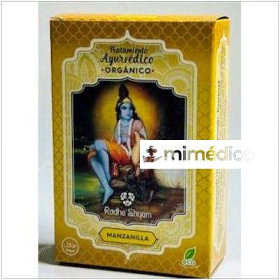 TRATAMIENTO CAPILAR AYURVEDICO MANZANILLA 100G ECO  RADHE SHYAM
