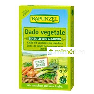 CALDO VERDURAS SIN LEVADURA 8CUBITOS. BIO RAPUNZEL
