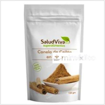 CANELA DE CEILAN  EN POLVO 125GR. BIO SG S/A VEGAN SALUD VIVA