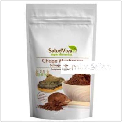 CHAGA MUSHROO EN POLVO 100GR. BIO SG S/A VEGAN SALUD VIVA