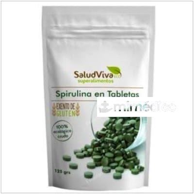 ESPIRULINA TABLETAS 125GR. SALUD VIVA