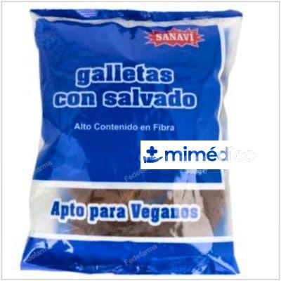 GALLETAS DIETETICAS CON SALVADO 300GR. S/A VEGAN SANAVI