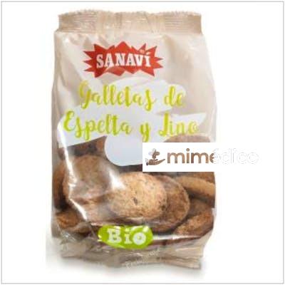 ROSCOS DE ESPELTA Y LINO 200GR. BIO VEGAN SANAVI