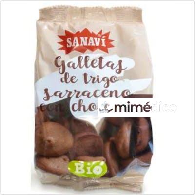 GALLETA DE TRIGO SARRACENO CON CHOCOLATE 200GR BIO SANAVI