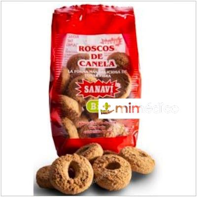 ROSCOS DE CANELA INTEGRALES 400GR. BIO SANAVI