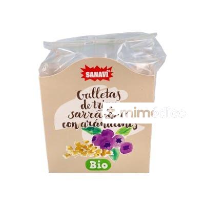 GALLETAS DE TRIGO SARRACENO CON ARANDANOS 150G BIO SANAVI