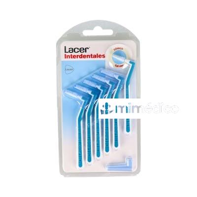 CEPILLO INTERDENTAL LACER CONICO ANGULAR AZUL 6UD. LACER