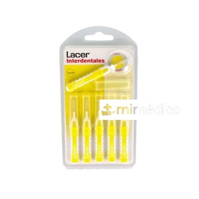 INTERDENTAL LACER FINO RECTO AMARILLO 6U LACER
