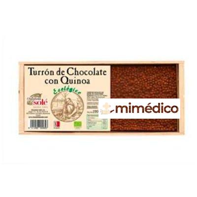 TURRON CHOCOLATE CON QUINOA 200GR. BIO CHOCOLATES SOLE