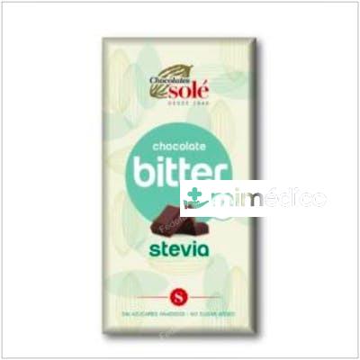 CHOCOLATE NEGRO 72% CON STEVIA 100GR ECO SG CHOCOLATES SOLE
