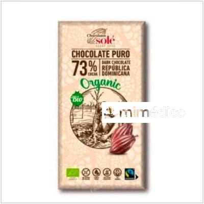 CHOCOLATE NEGRO 73%  100GR. ECO SG CHOCOLATES SOLE