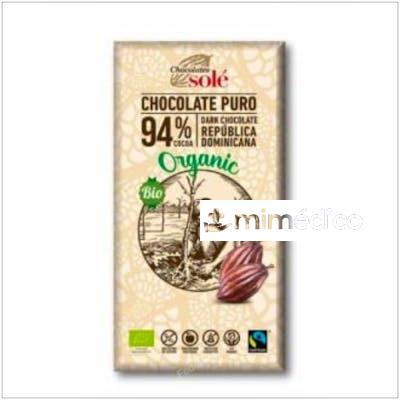 CHOCOLATE NEGRO 94%  100GR. ECO SG CHOCOLATES SOLE