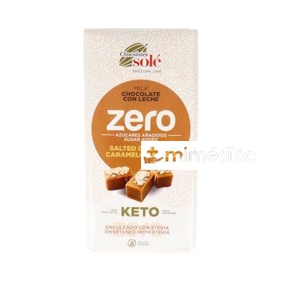 CHOCOLATE CON LECHE CARAMELO SALADO Y STEVIA 100GR CHOCOLATES SOLE