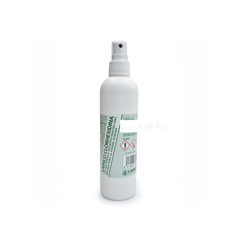 LAINCO CLORHEXIDINA 2% ACUOSA ANTISÃ‰PTICO ALCOHOLICO SPRAY 250ML LAINCO