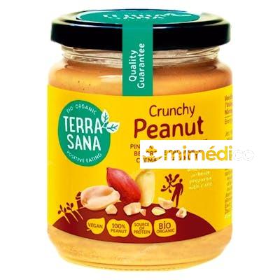 CREMA DE CACAHUETE CRUNCHY SIN SAL 250GR. BIO TERRASANA