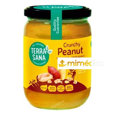 CREMA DE CACAHUETE CRUNCHY SIN SAL 500GR. BIO TERRASANA