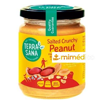 CREMA DE CACAHUETE  CRUNCHY CON SAL HIMALAYA 250G TERRASANA