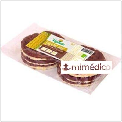 TORTITAS DE MAIZ CON CHOCOLATE CON LECHE 95GR. BIO VEGETALIA