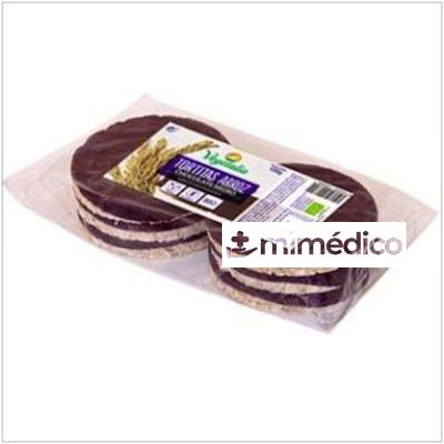 TORTITAS DE  ARROZ CON CHOCOLATE NEGRO 100GR. BIO VEGETALIA