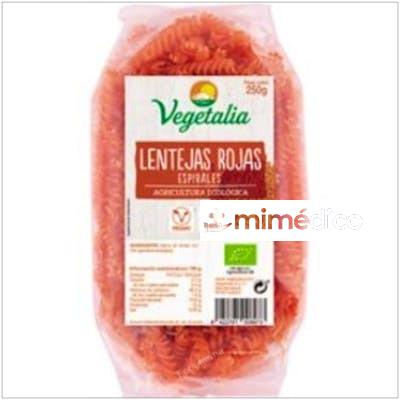 ESPIRALES DE LENTEJAS ROJAS  250GR. BIO SG VEGETALIA