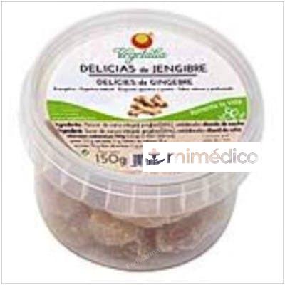 DELICIAS DE JENGIBRE CARAMELOS DE GOMA 150GR. VEGETALIA