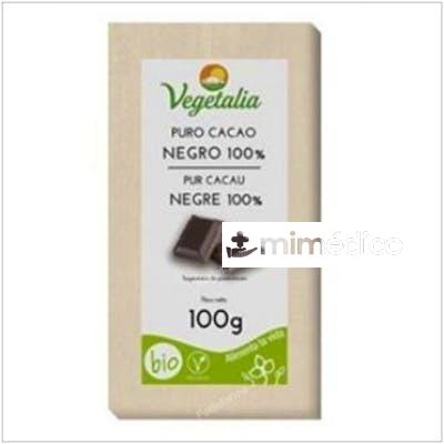 CHOCOLATE NEGRO 100% 100GR. BIO CCPAE VEGETALIA