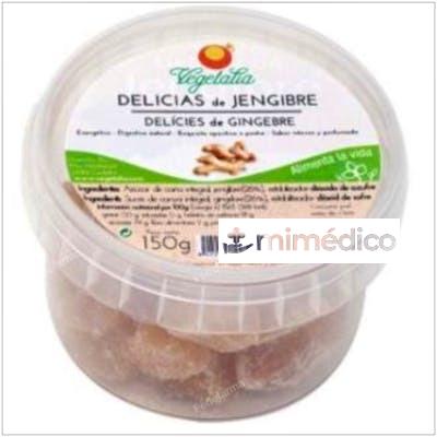 BIO DELICIAS DE JENGIBRE CARAMELOS DE GOMA 150GR. VEGETALIA
