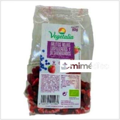 MIX FRUTOS ROJOS LIOFILIZADOS Y DESHIDRATADOS 80G VEGETALIA