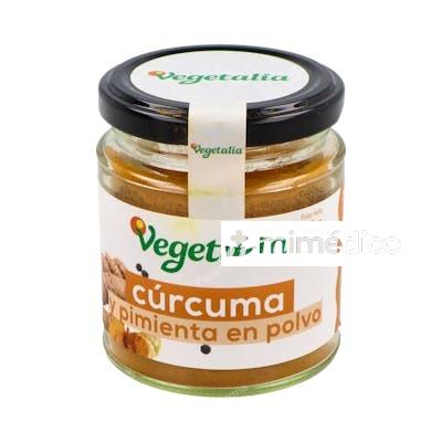 CURCUMA+PIMIENTA NEGRA POLVO 80GR. BIO VEGETALIA