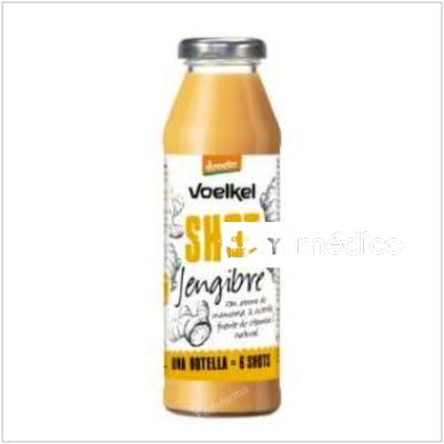 SHOT DE JENGIBRE MANZANA ACEROLA Y LIMON 280ML BIO VOELKEL