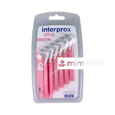 CEPILLO INTERDENTAL INTERPROX PLUS NANO 6UD. DENTAID