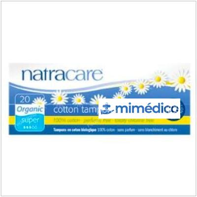 TAMPON SUPER SIN APLICADOR 20UDS. NATRACARE