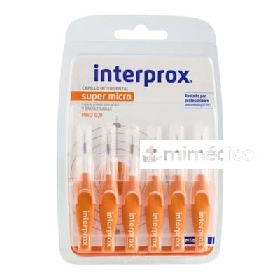 CEPILLO INTERDENTAL INTERPROX 4G SUPER MICRO 6UD. DENTAID