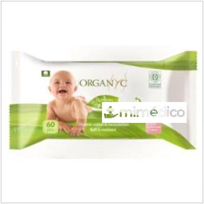 TOALLITAS HUMEDAS BEBE DE ALGODON 60UD. ORGANYC