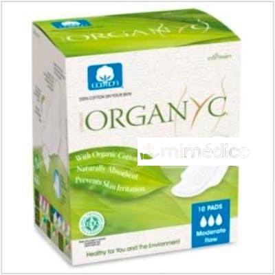 COMPRESAS CON ALAS DIA 10UD. ORGANYC