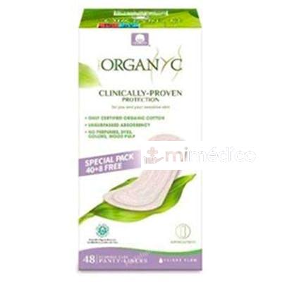 SALVASLIP ULTRAFINO 48UDS. ORGANYC