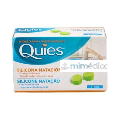 TAPONES NATACION SILICONA ADULTOS 6UD. QUIES QUIES