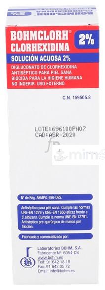 BOHMCLORH CLORHEXIDINA SOL ACUOSA 2% , 100 ML